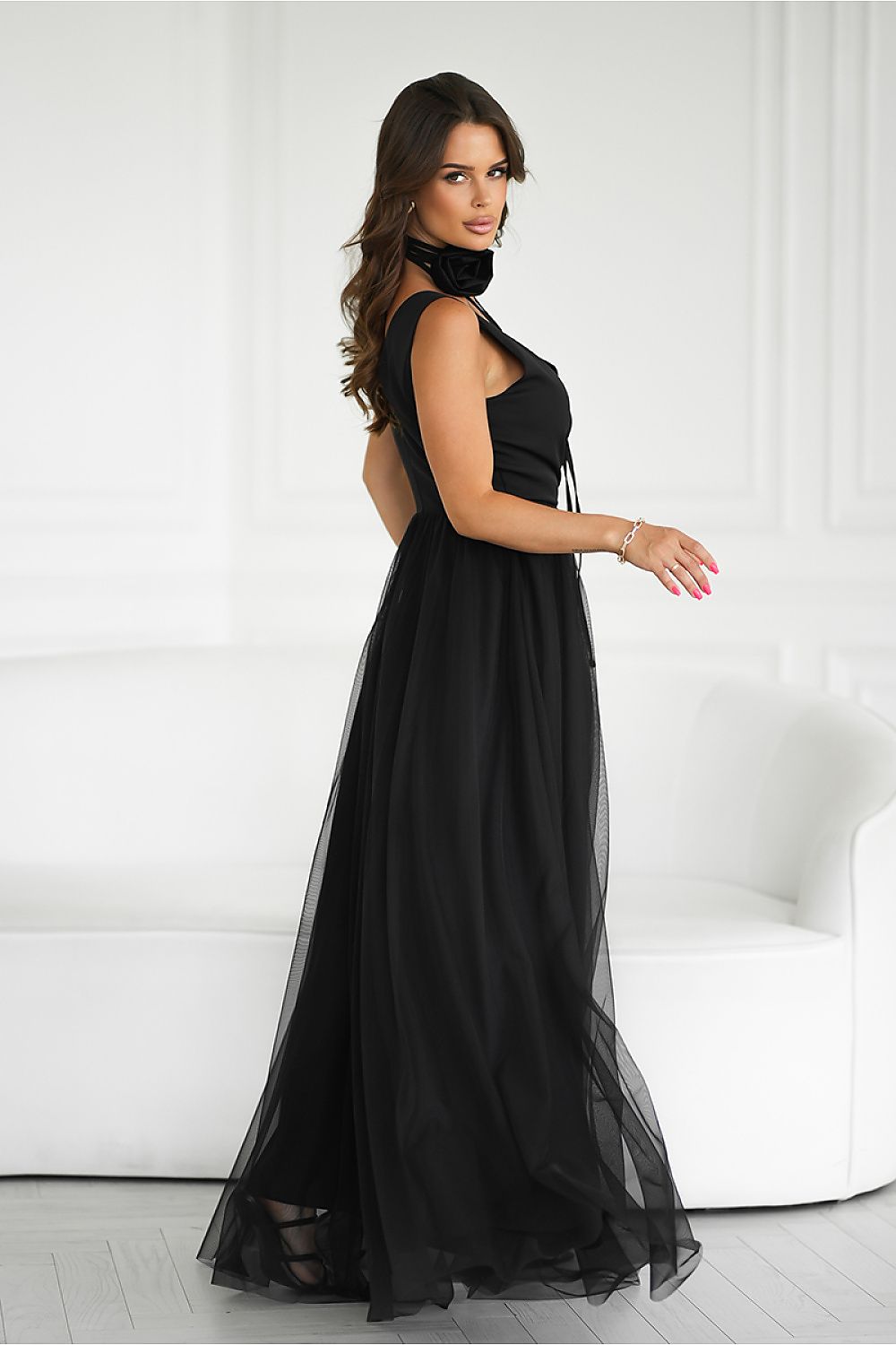  Rochie lungă model 199332 Bicotone 