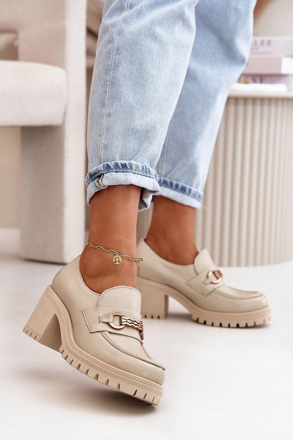  Pantofi cu toc model 199811 Step in style 