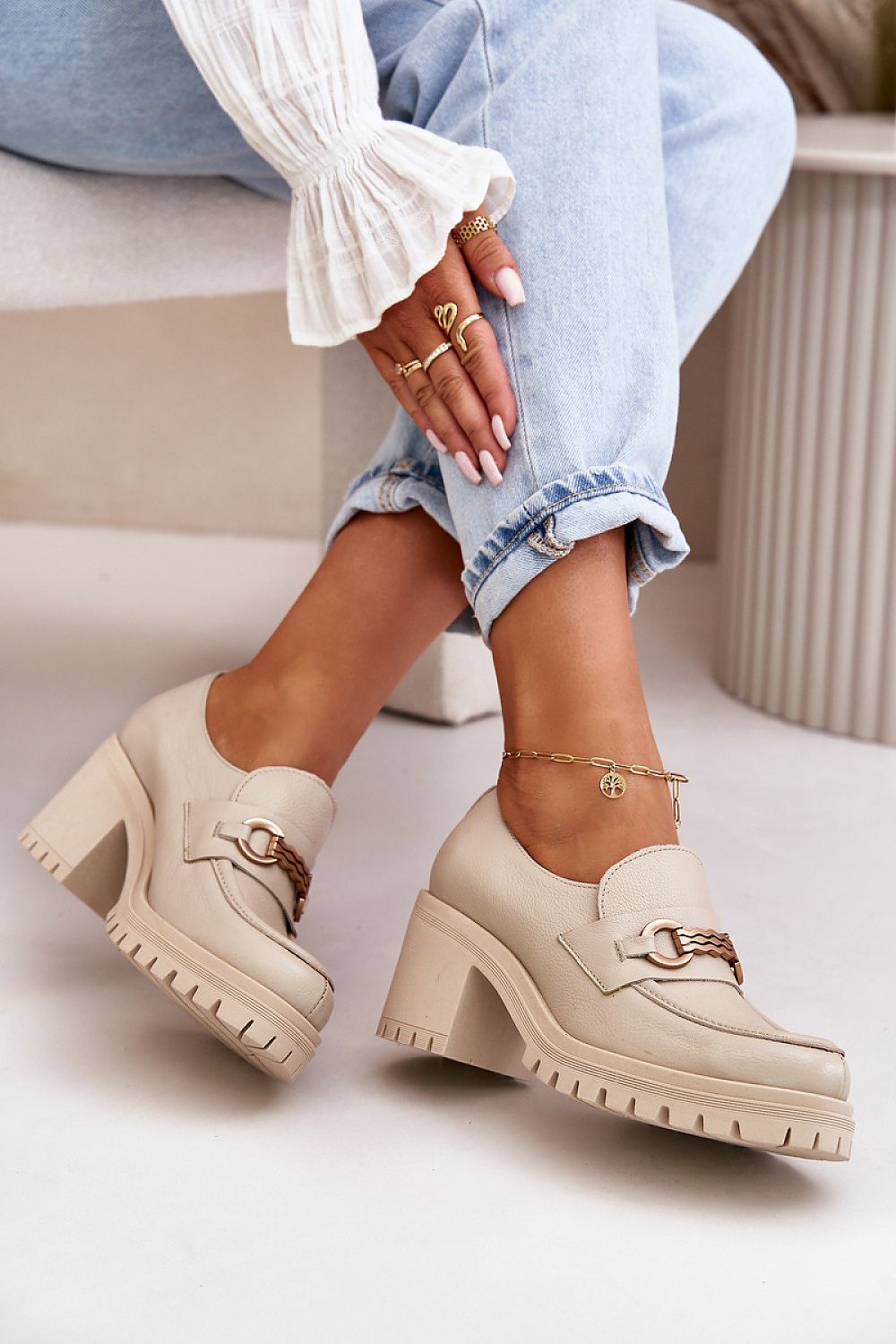  Pantofi cu toc model 199811 Step in style 