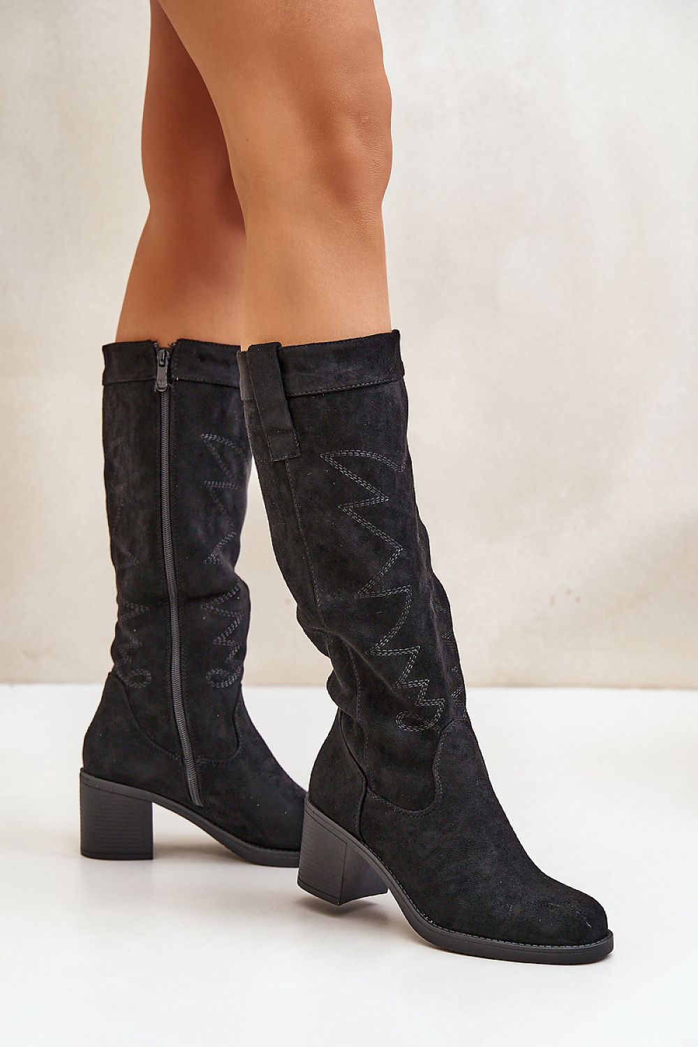 Cizme cu toc model 199978 Step in style 