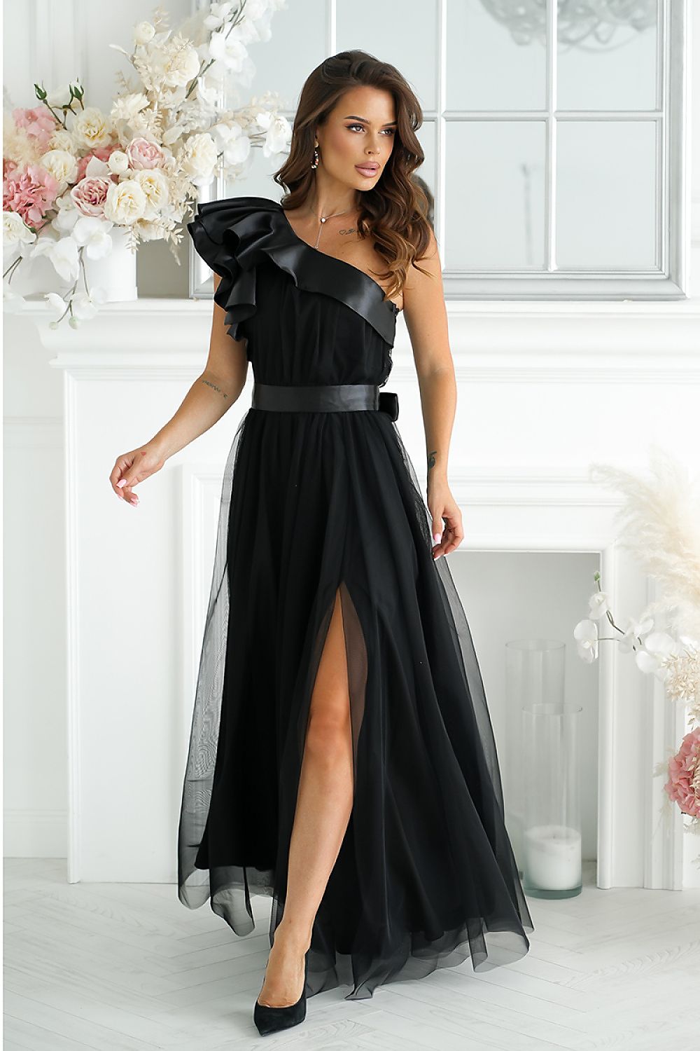  Rochie lungă model 200244 Bicotone 