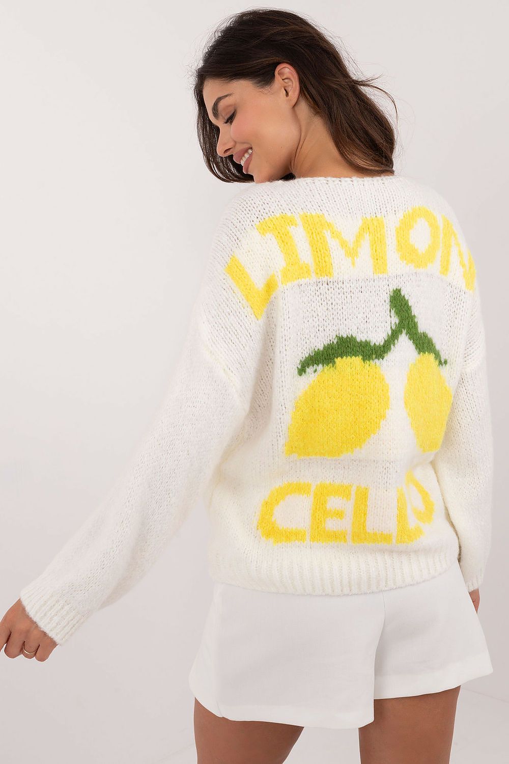 Sveter cu închidere model 200478 Italy Moda 