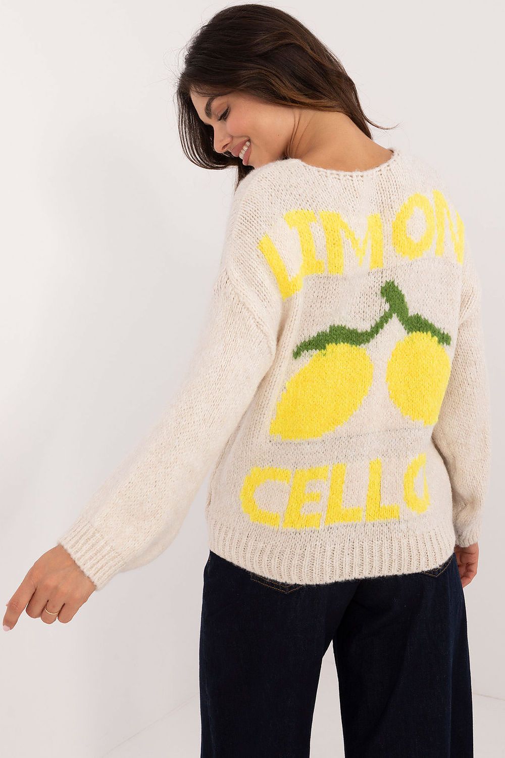  Sveter cu închidere model 200480 Italy Moda 