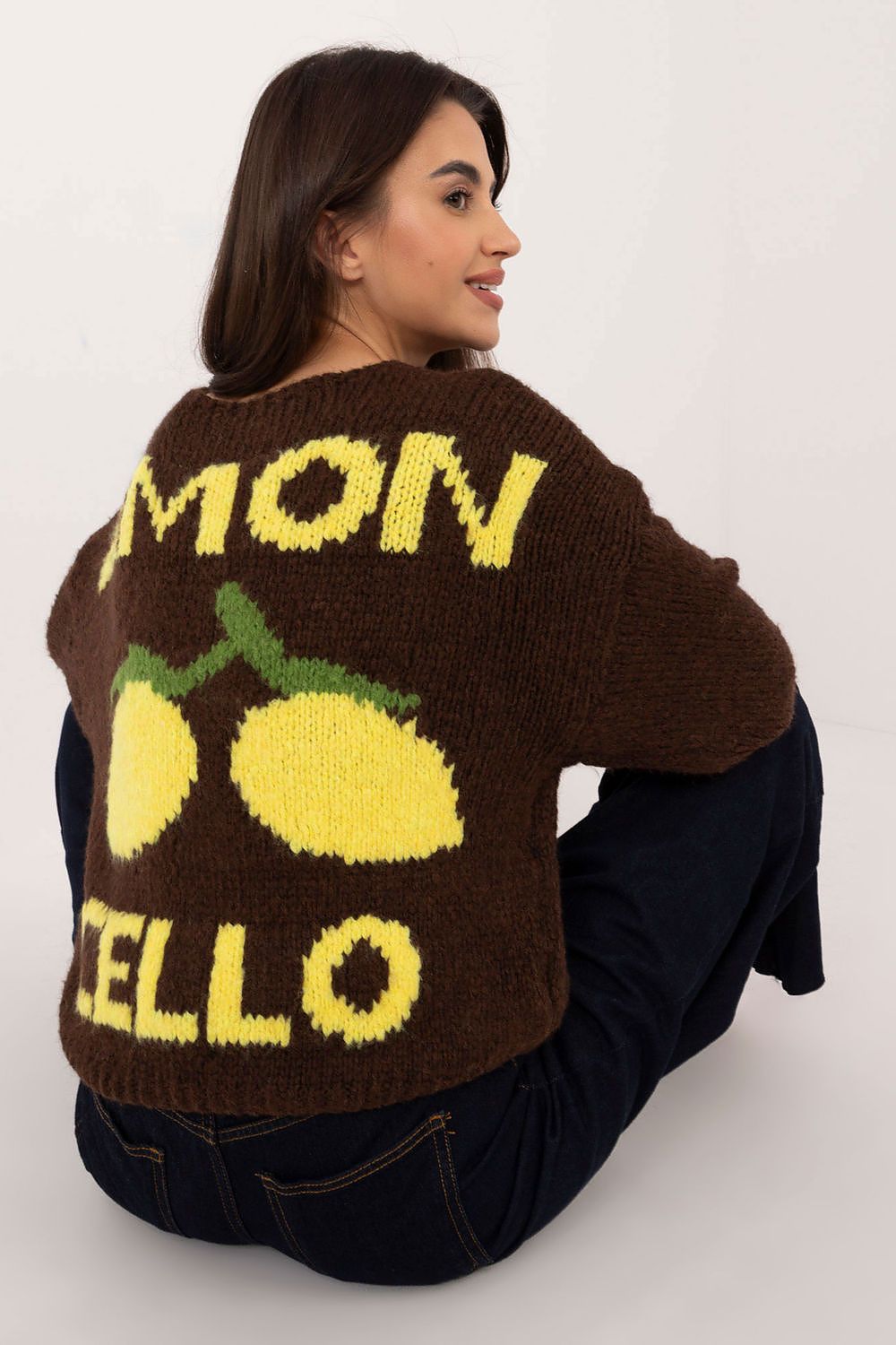 Sveter cu închidere model 200481 Italy Moda 