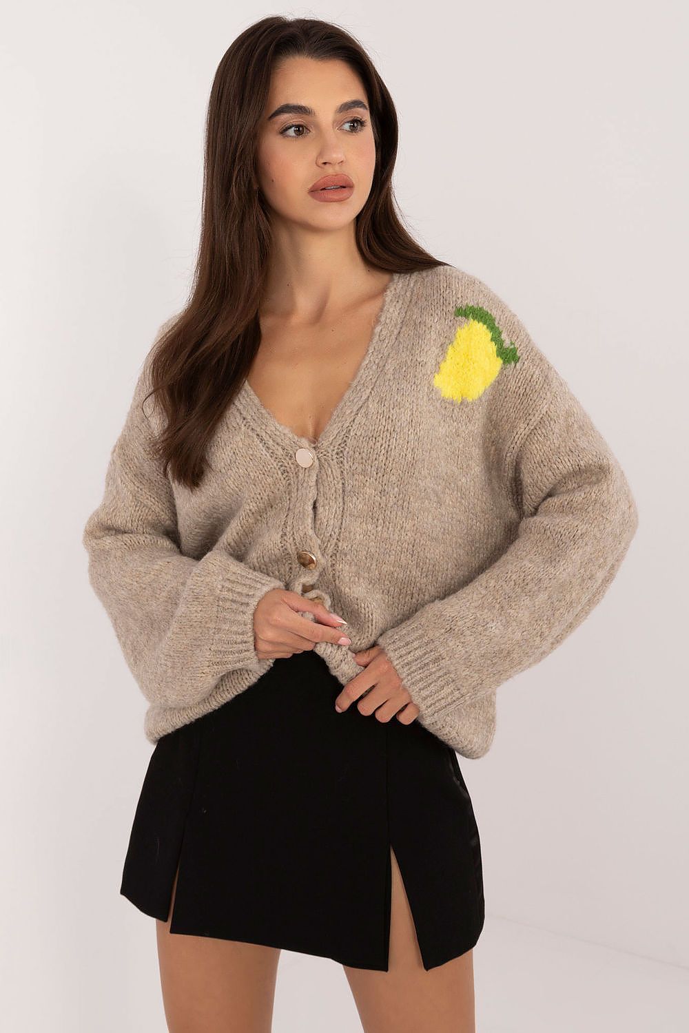  Sveter cu închidere model 200512 Italy Moda 