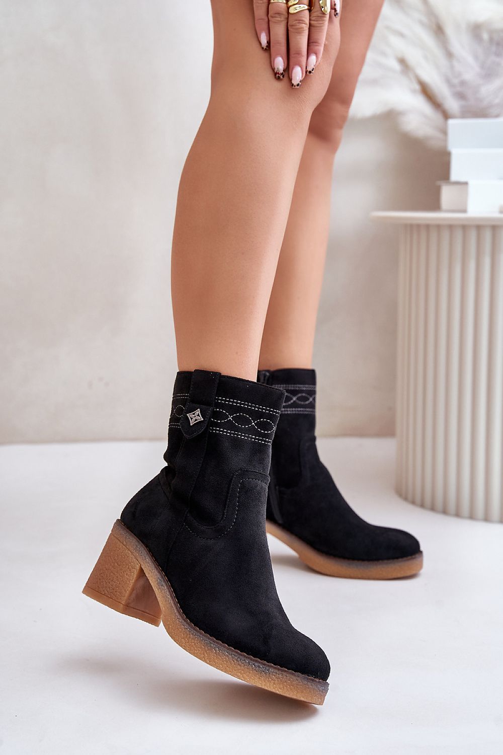  Botine cu toc model 201167 Step in style 