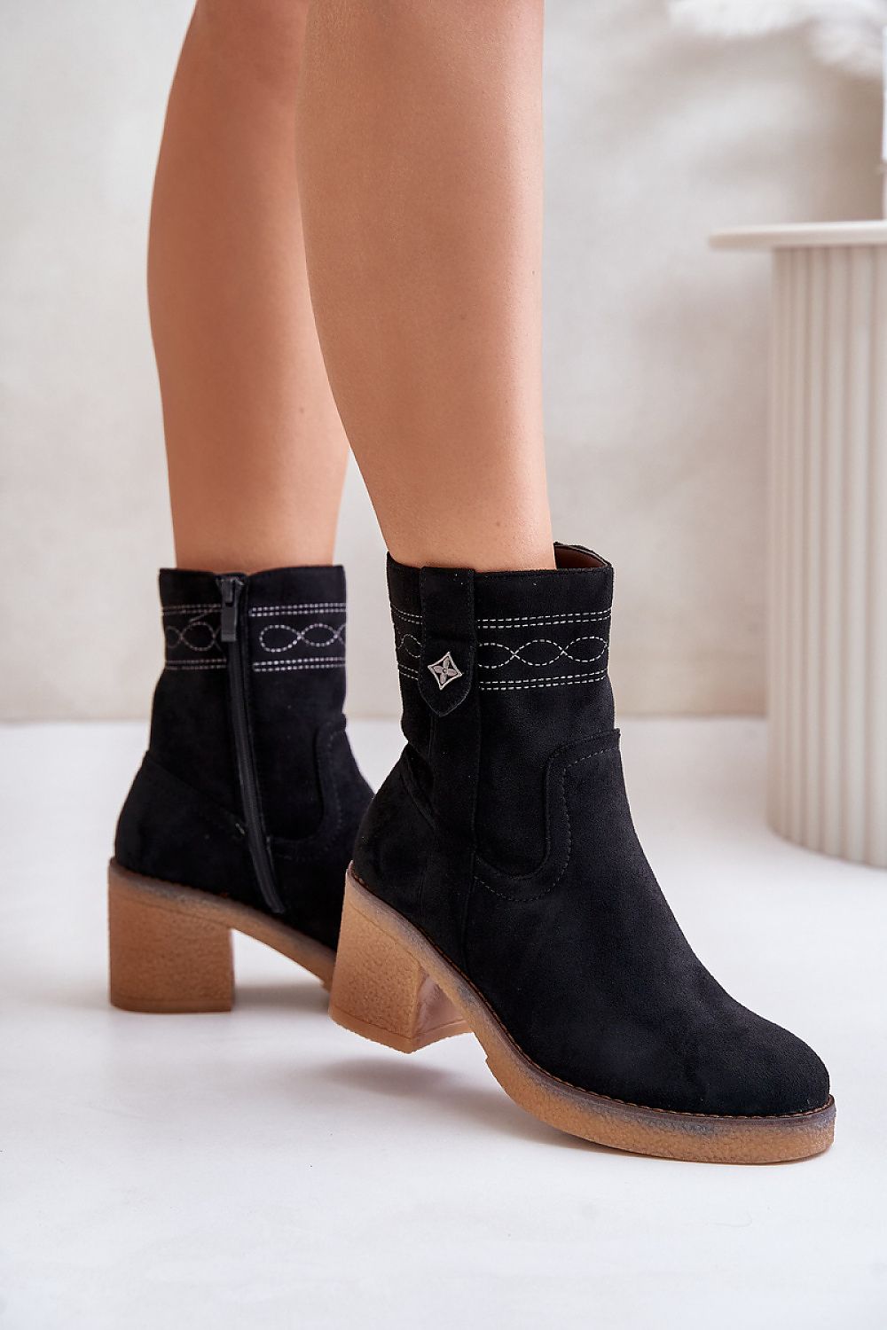  Botine cu toc model 201167 Step in style 