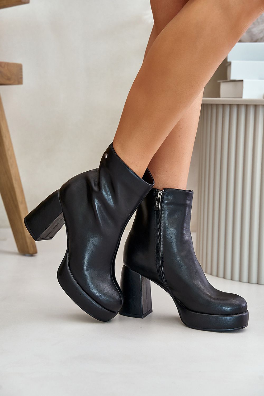  Botine cu toc model 201535 Step in style 