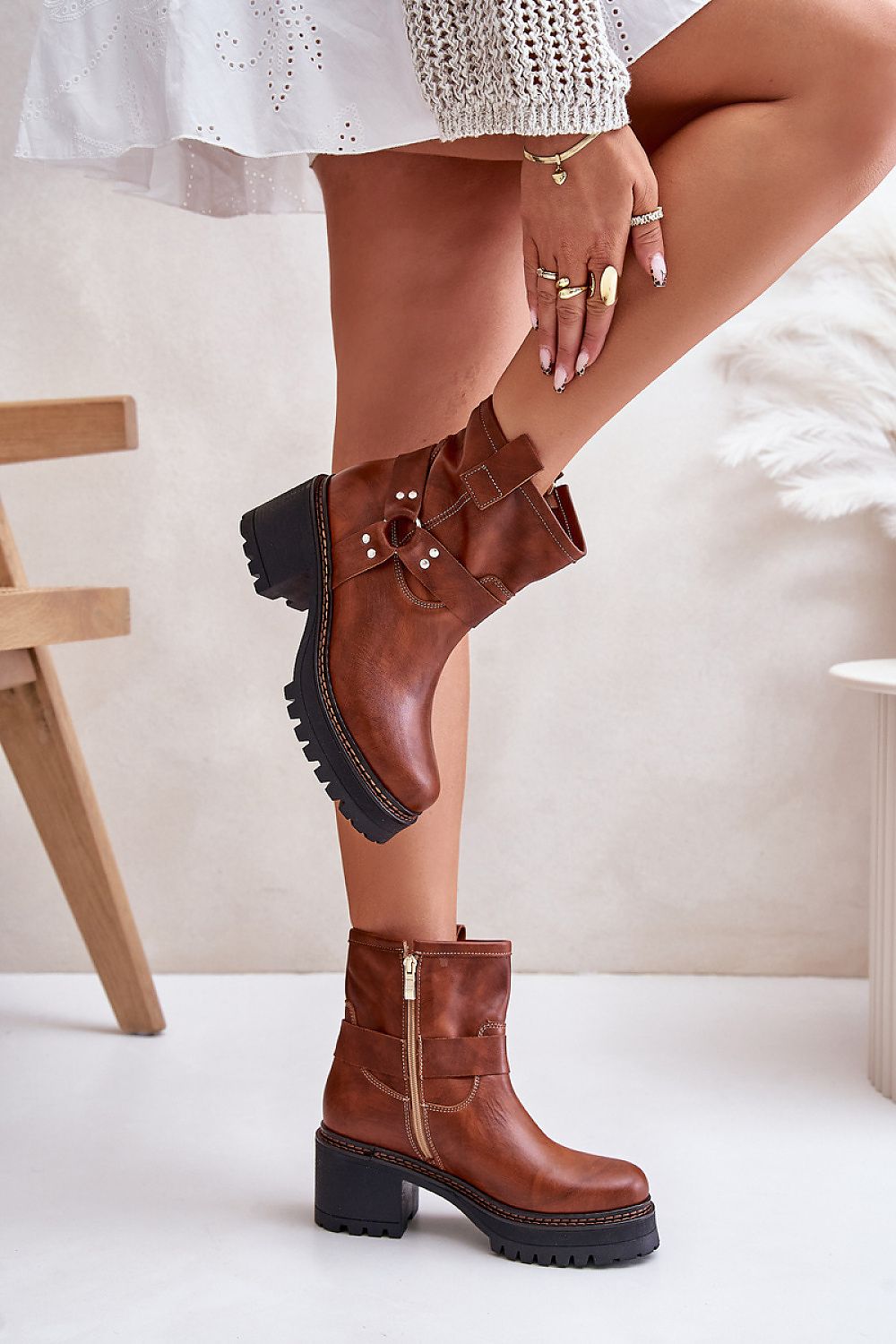  Botine cu toc model 201543 Step in style 