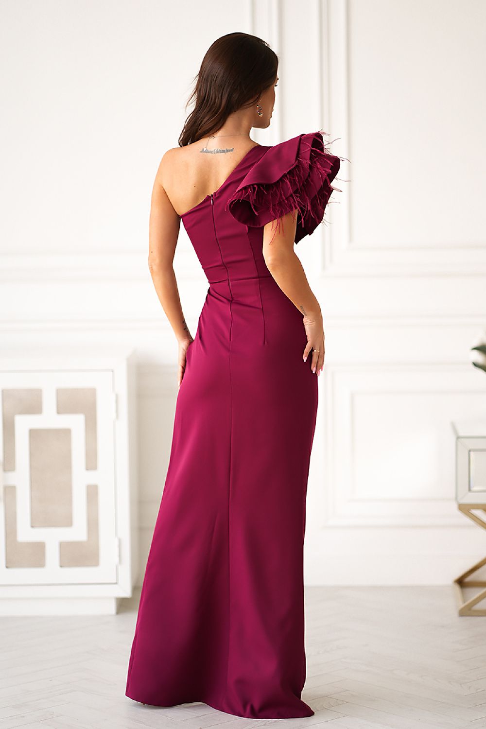  Rochie lungă model 202380 Bicotone 