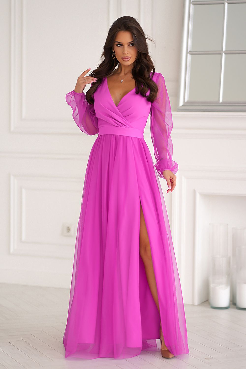  Rochie lungă model 202459 Bicotone 
