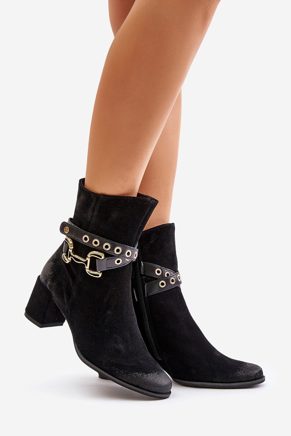  Botine cu toc model 202648 Step in style 
