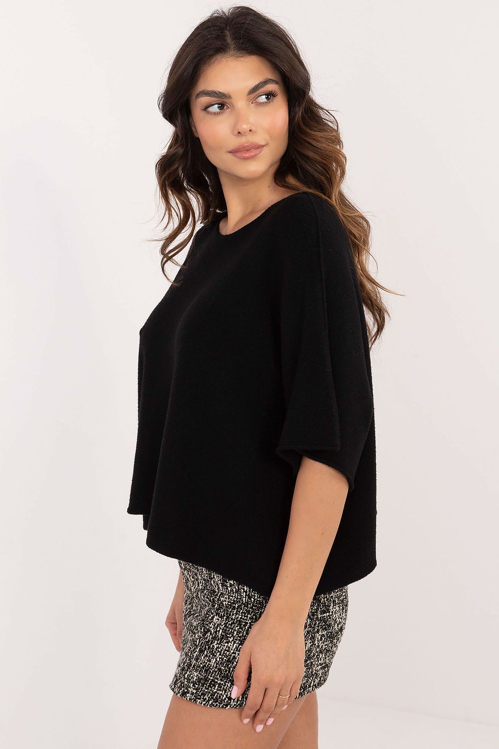  Pulover cu mânecă scurtă model 202705 Italy Moda 