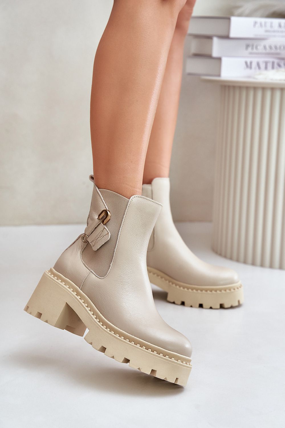  Botine cu toc model 202815 Step in style 