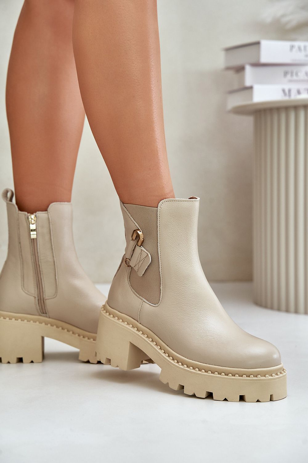  Botine cu toc model 202815 Step in style 