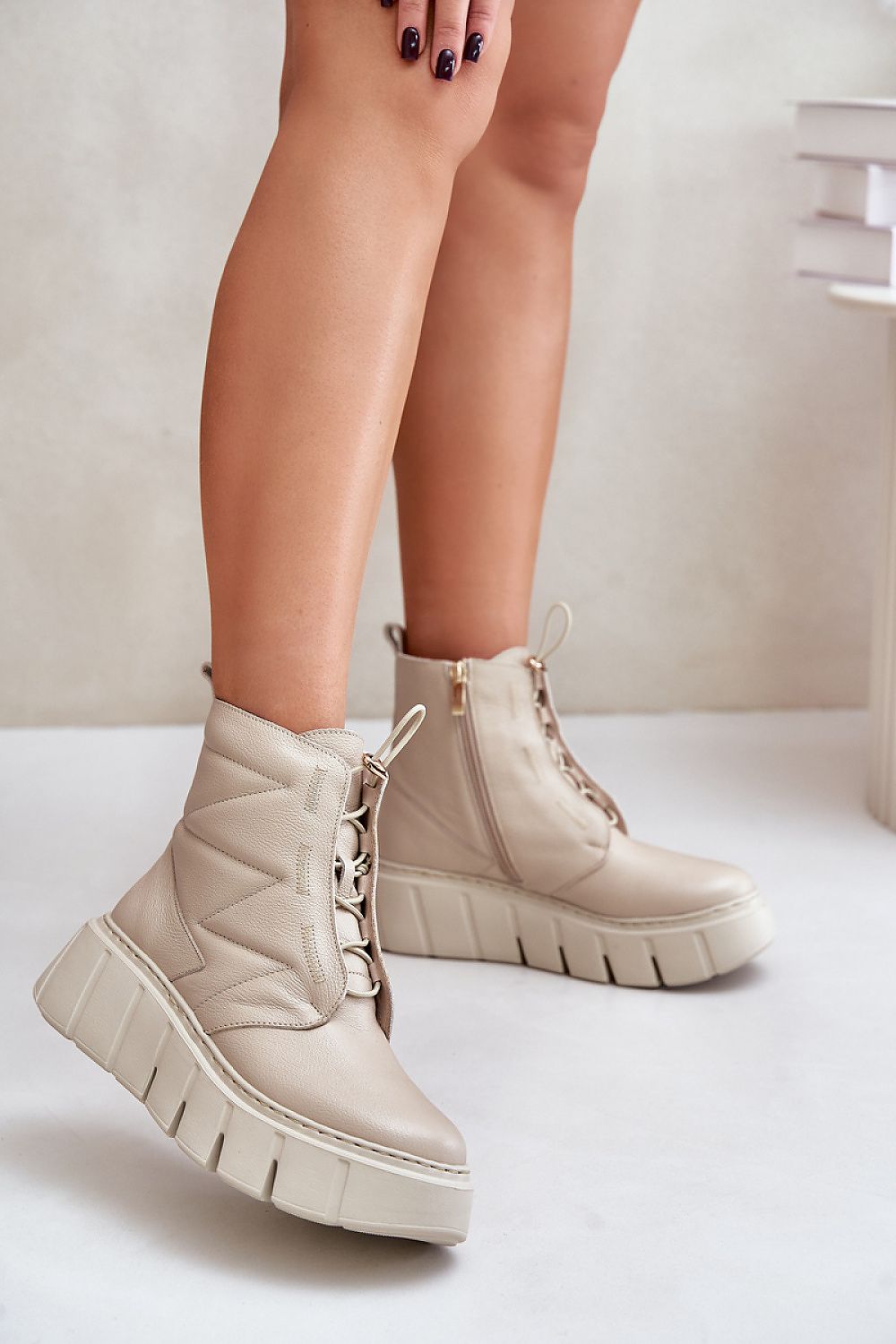  Botine cu platformă model 202820 Step in style 
