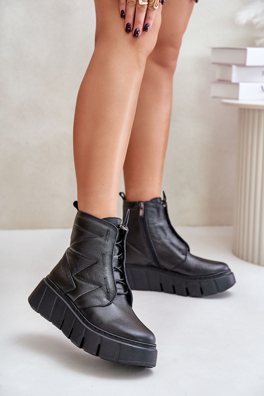  Botine cu platformă model 202821 Step in style 