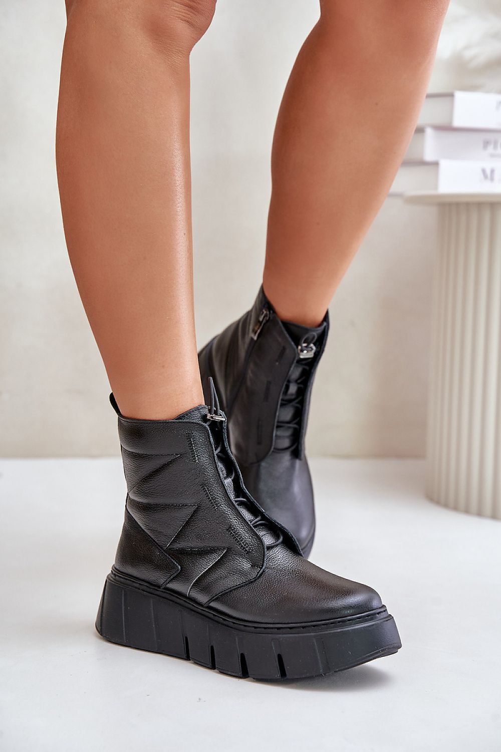  Botine cu platformă model 202821 Step in style 