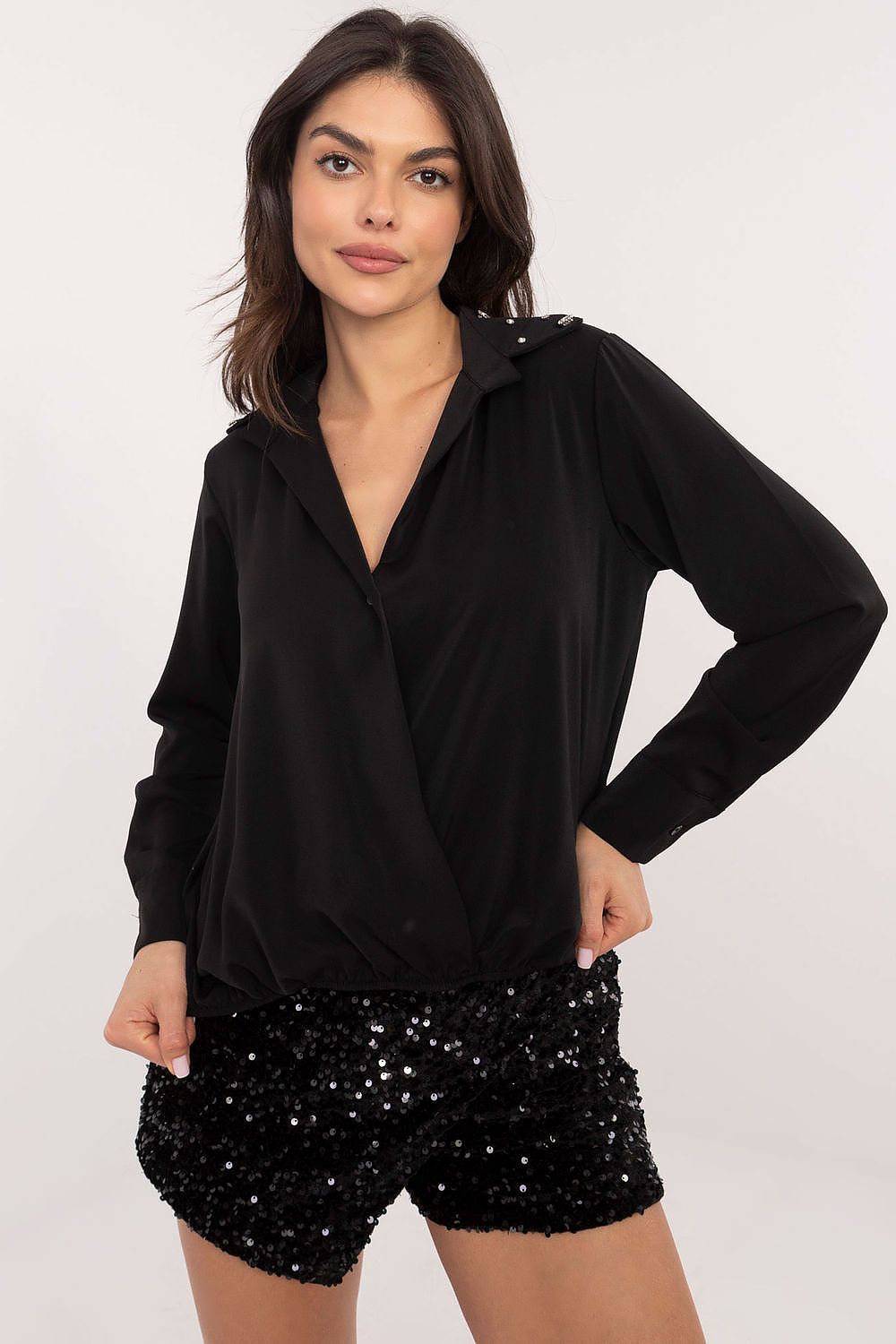 Cămaşă cu mânecă lungă model 203102 Italy Moda 