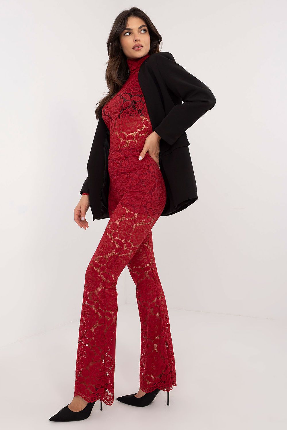  Pantaloni din dantelă model 203158 Italy Moda 