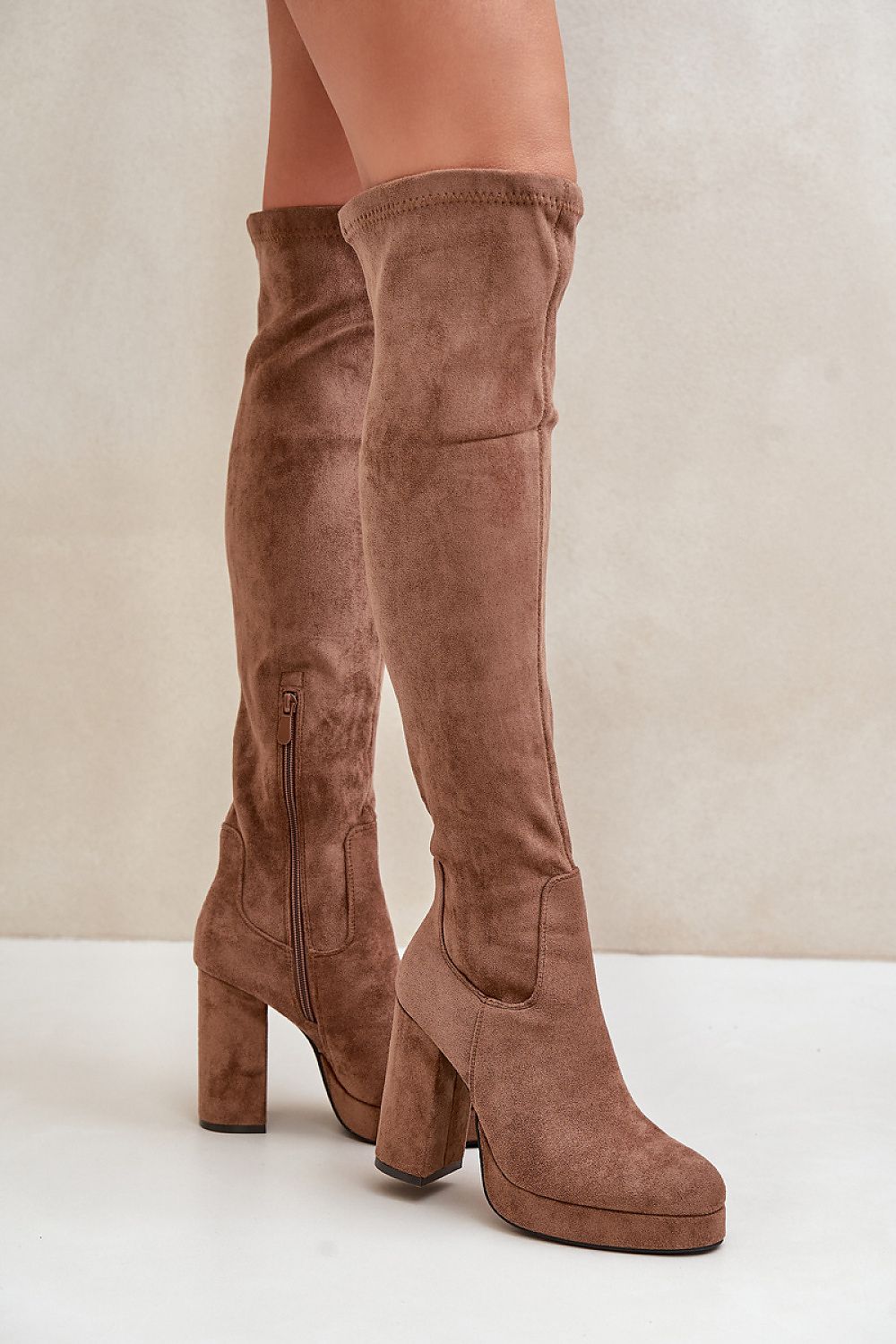  Cizme cu toc model 203507 Step in style 