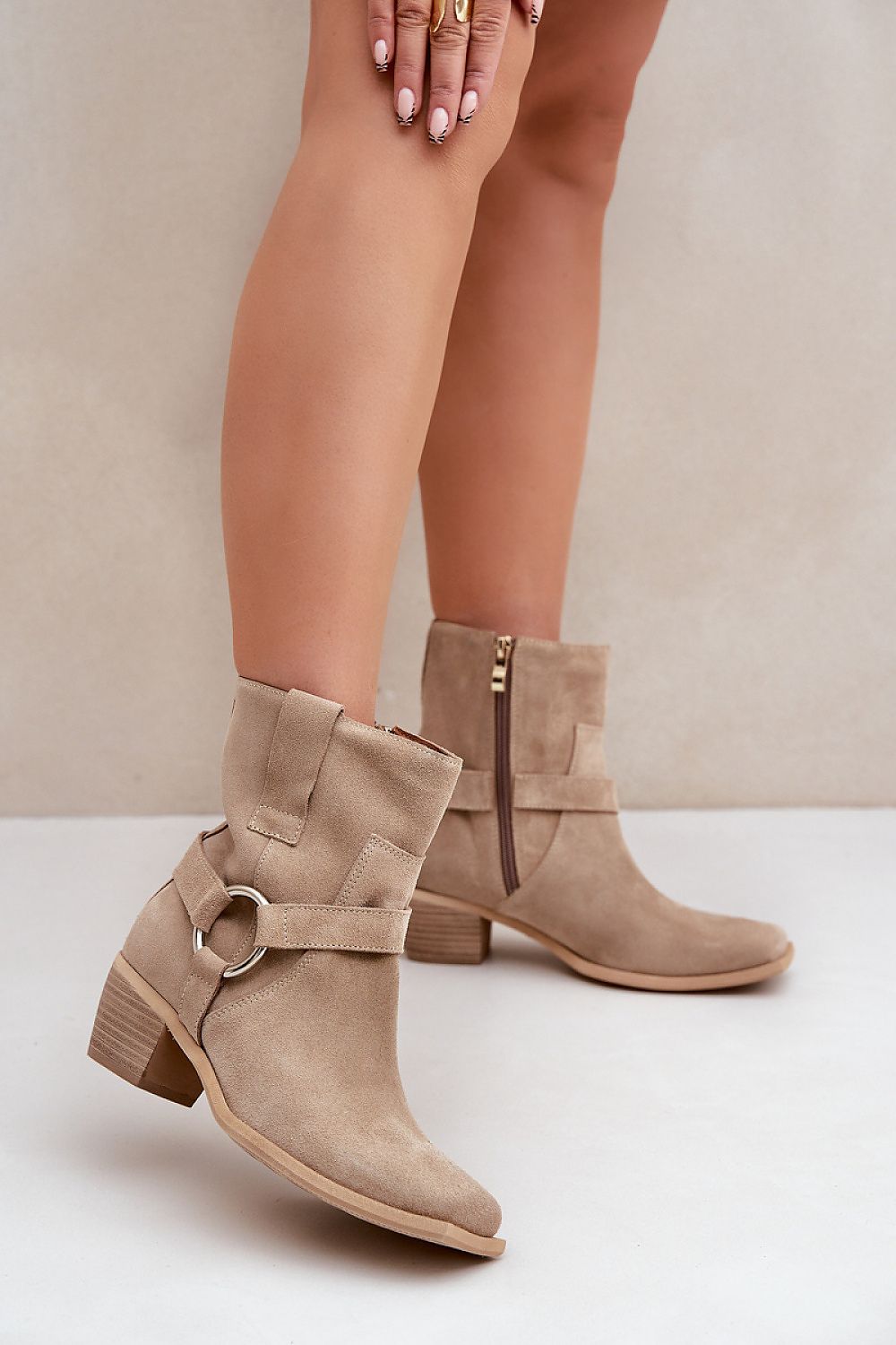  Botine cu toc model 203873 Step in style 