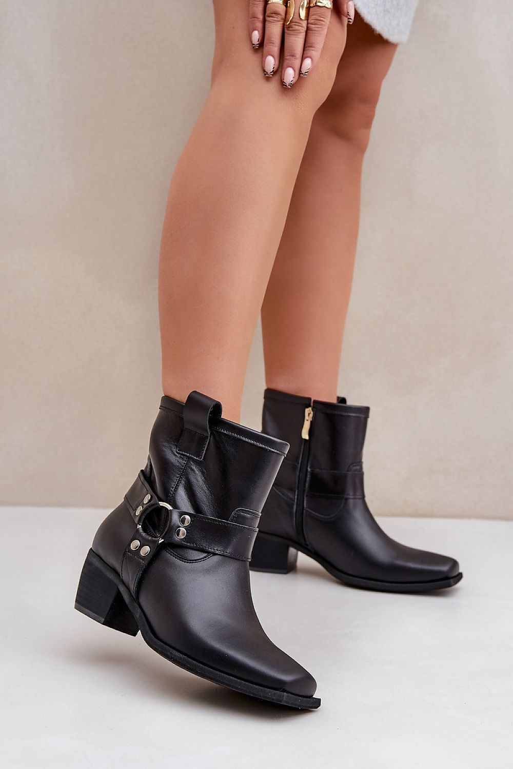  Botine cu toc model 203874 Step in style 