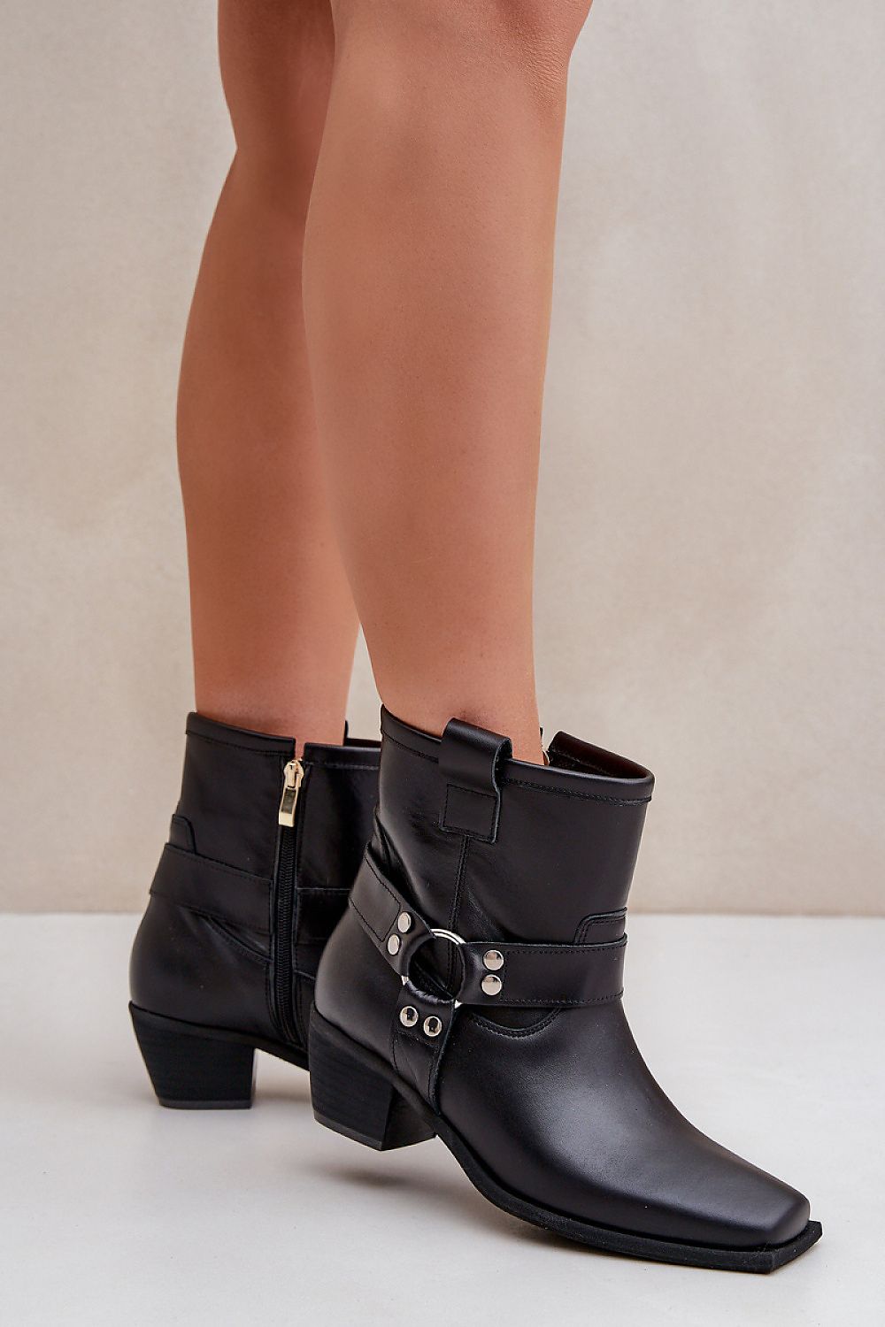  Botine cu toc model 203874 Step in style 