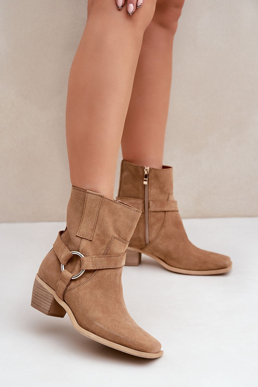  Botine cu toc model 203875 Step in style 