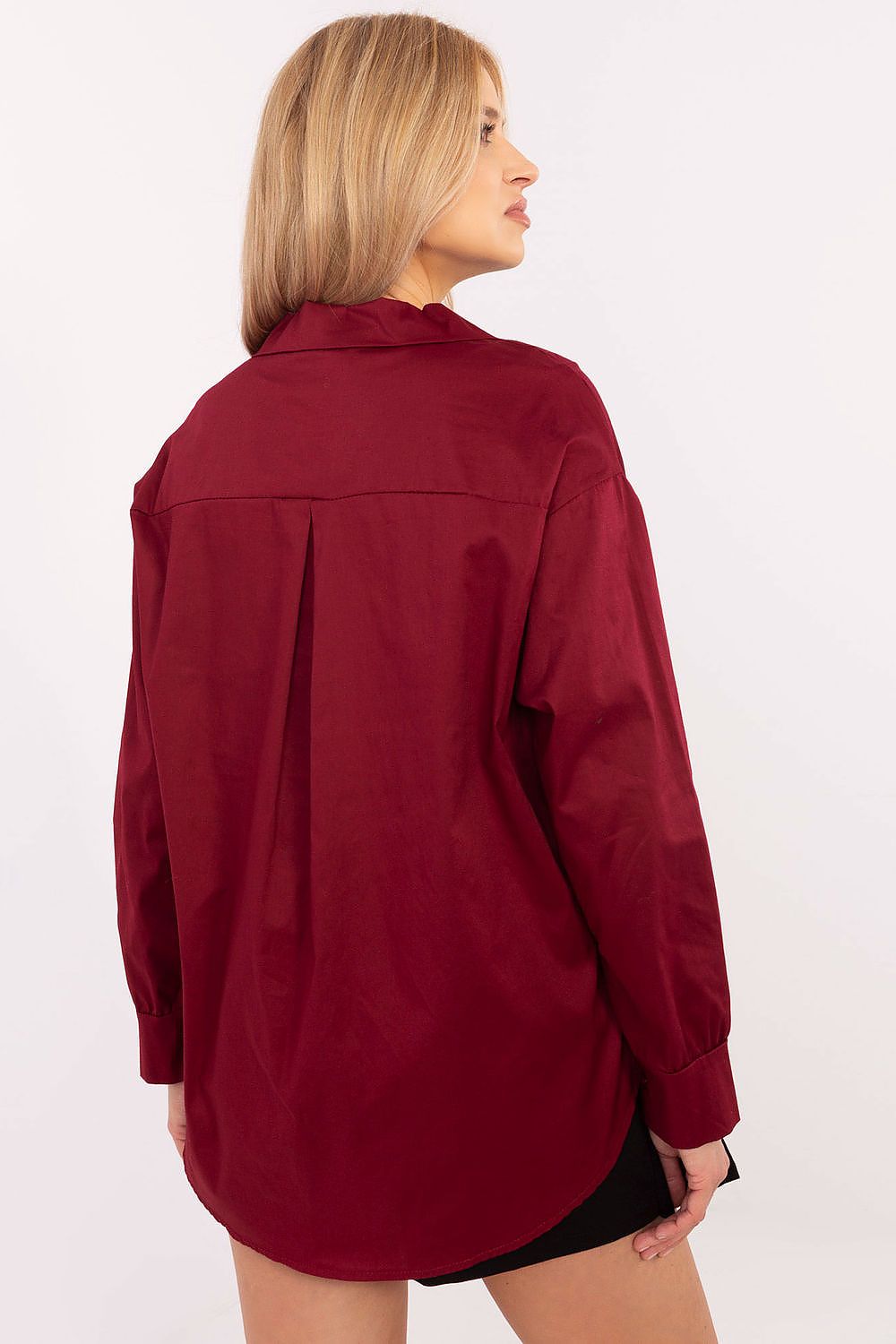  Cămaşă cu mânecă lungă model 204357 Italy Moda 