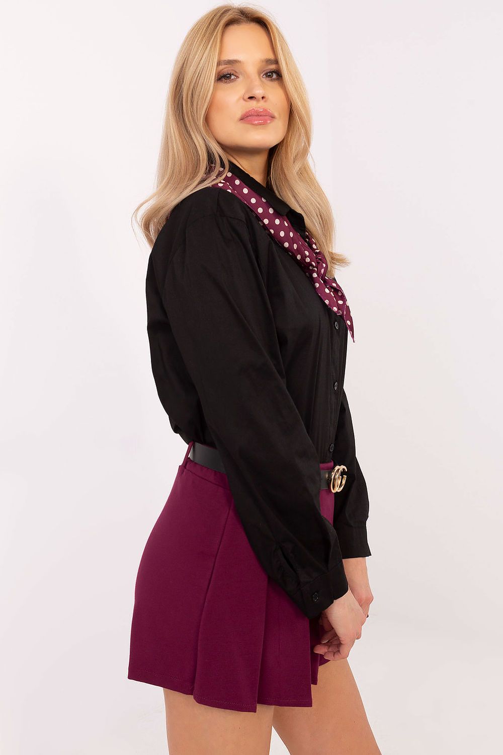  Cămaşă cu mânecă lungă model 204362 Italy Moda 