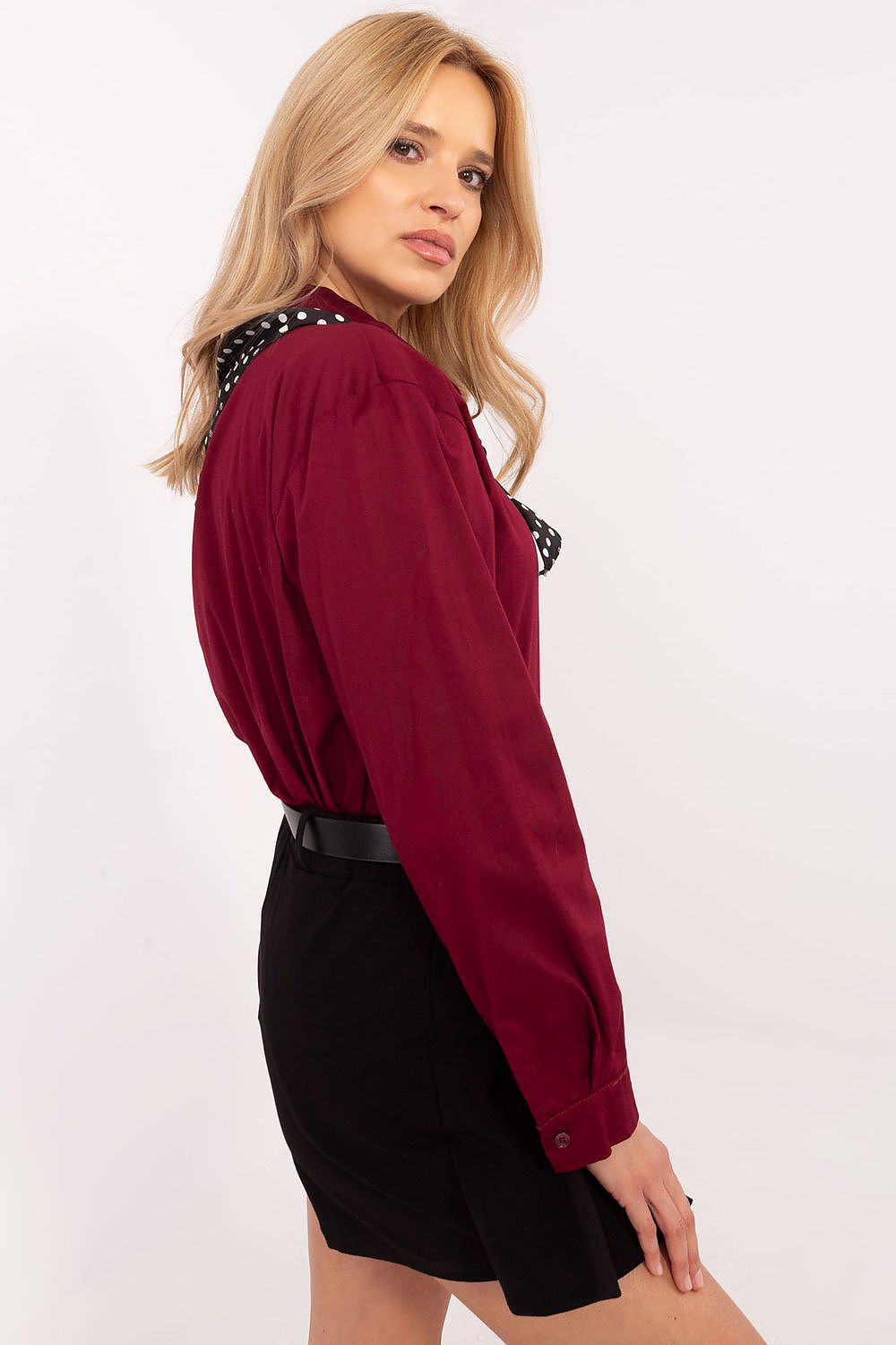  Cămaşă cu mânecă lungă model 204365 Italy Moda 