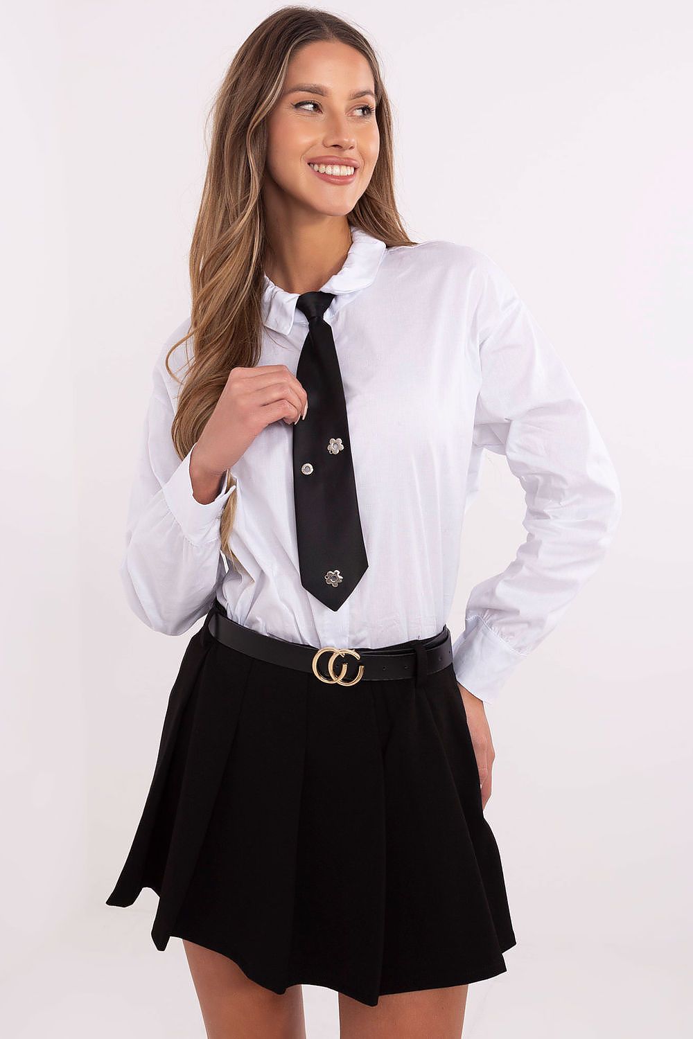  Cămaşă cu mânecă lungă model 204393 Italy Moda 