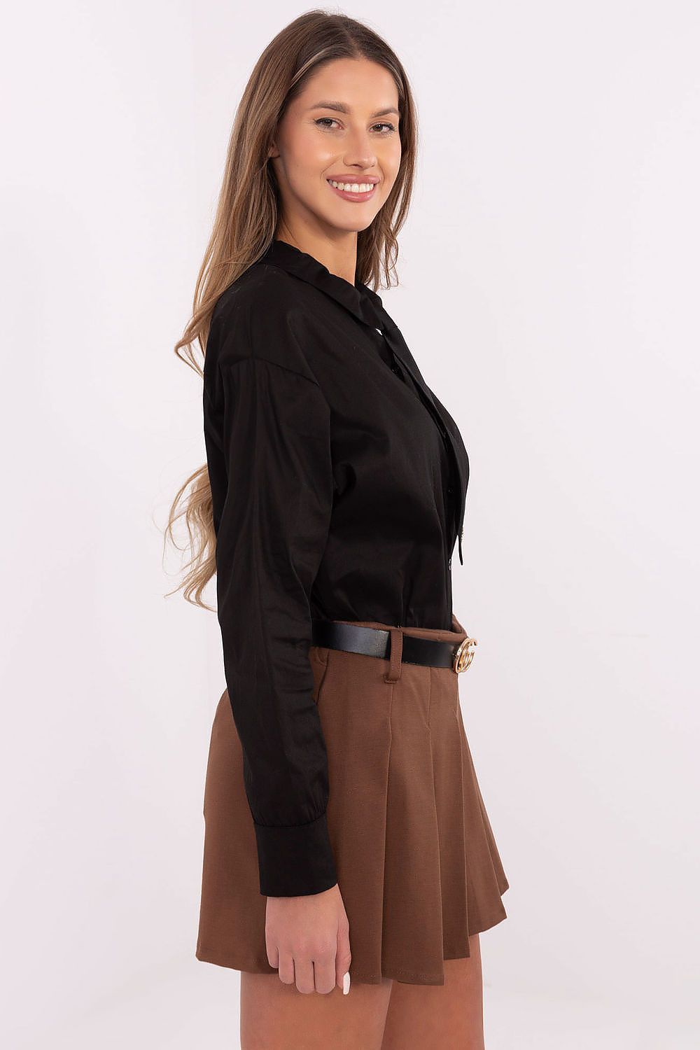  Cămaşă cu mânecă lungă model 204397 Italy Moda 