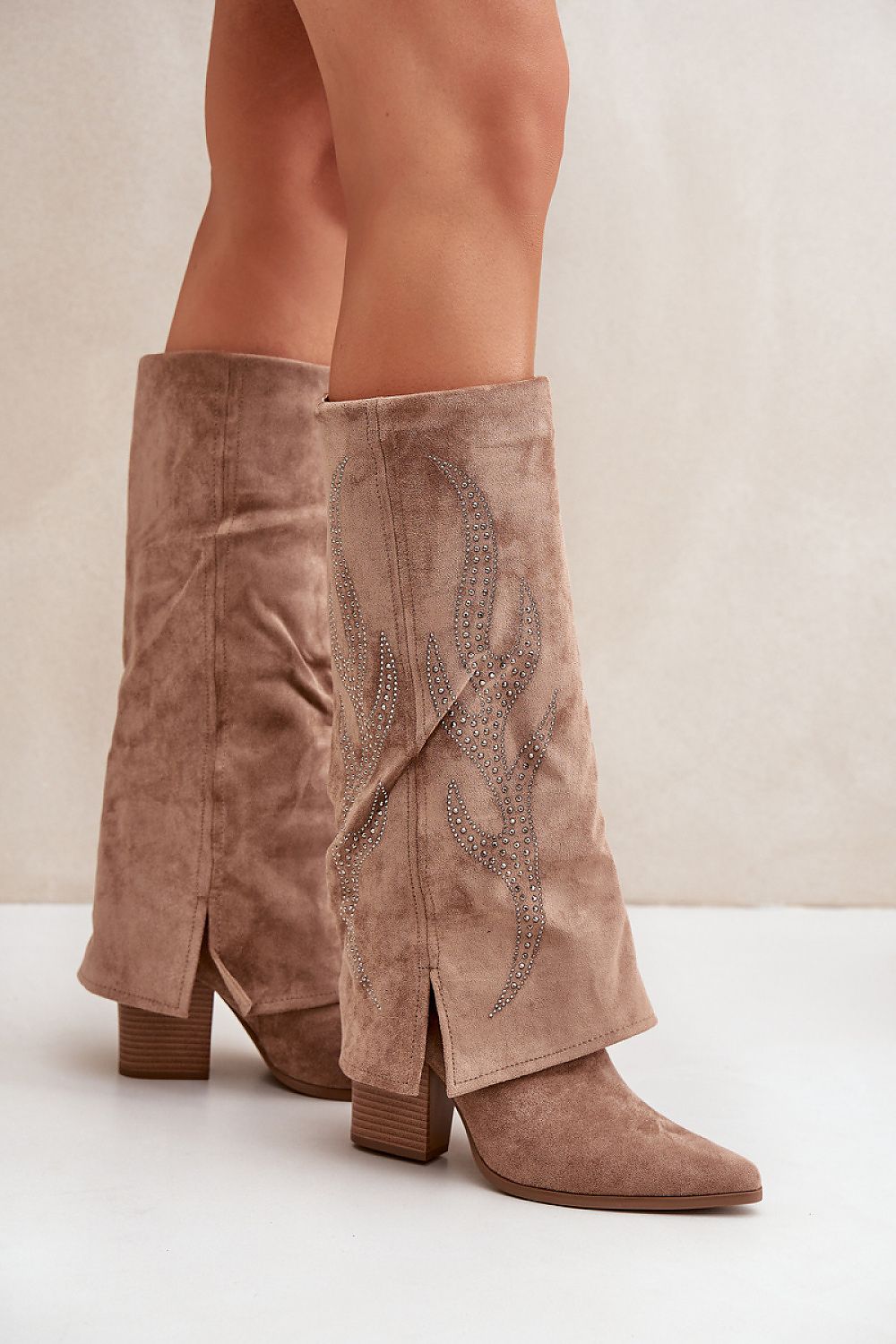  Cizme cu toc model 204657 Step in style 