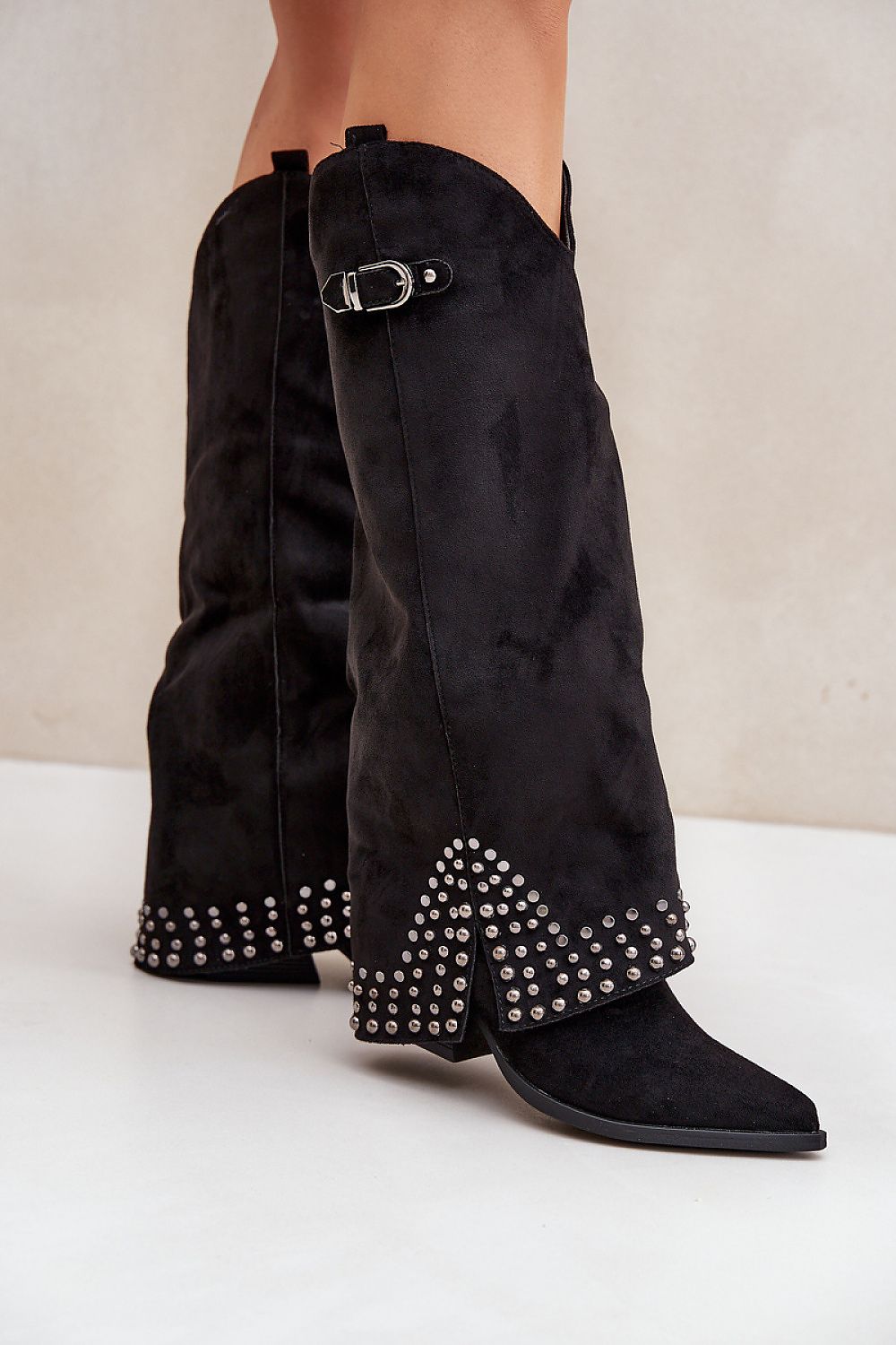  Cizme cu toc model 204658 Step in style 