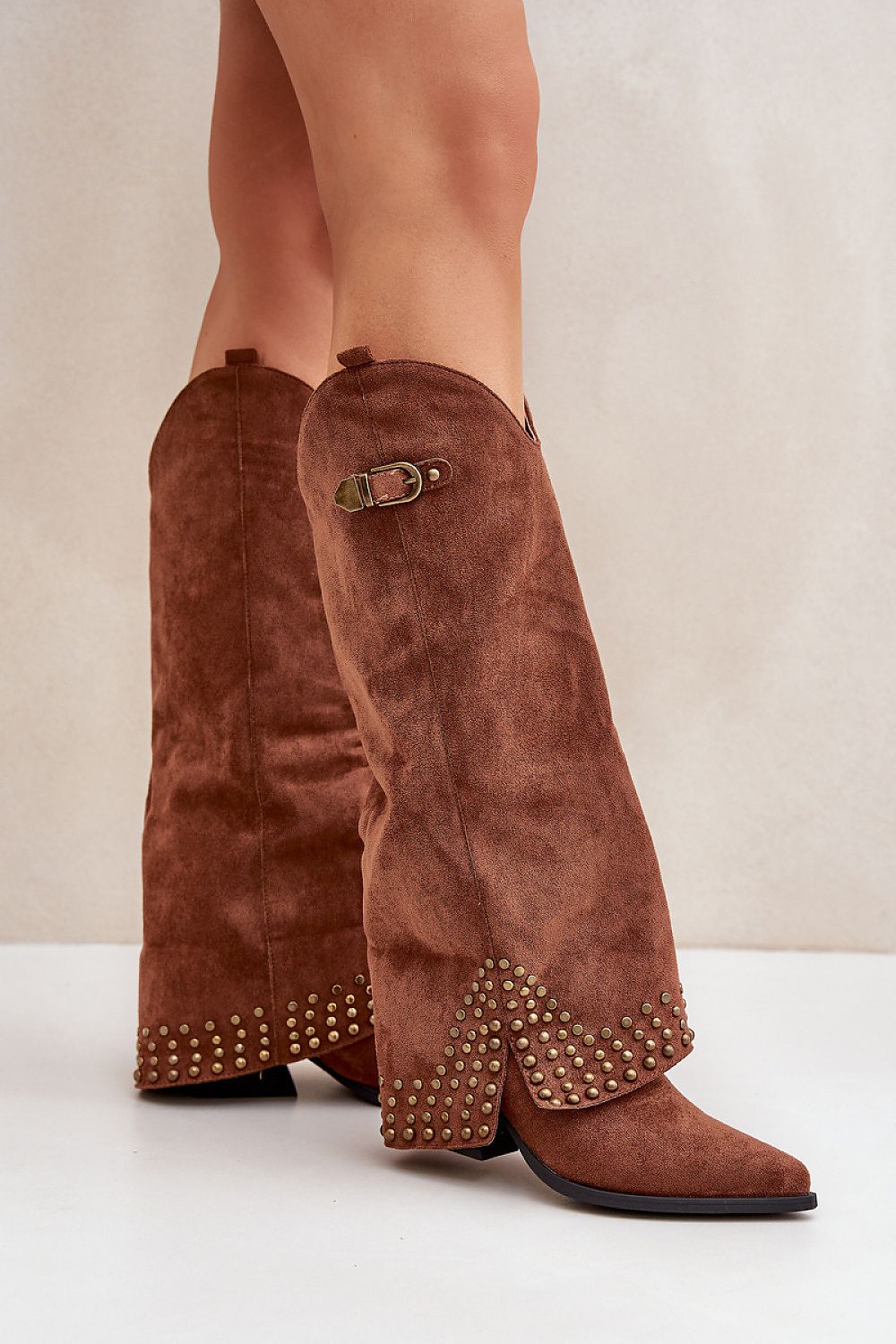  Cizme cu toc model 204659 Step in style 