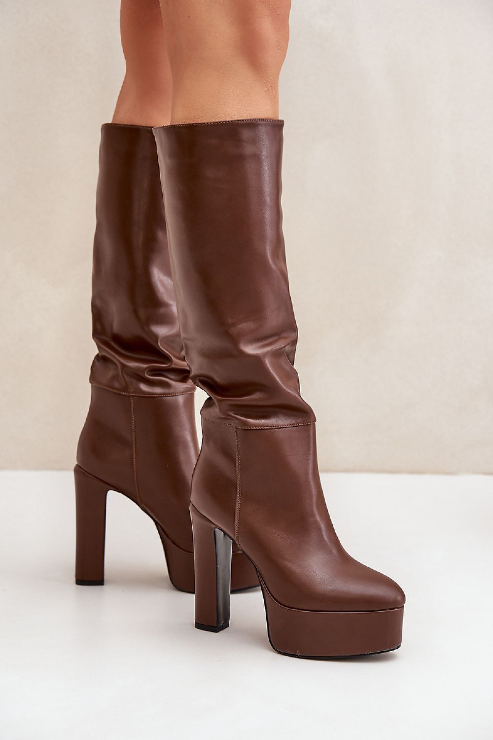  Cizme cu toc model 204662 Step in style 