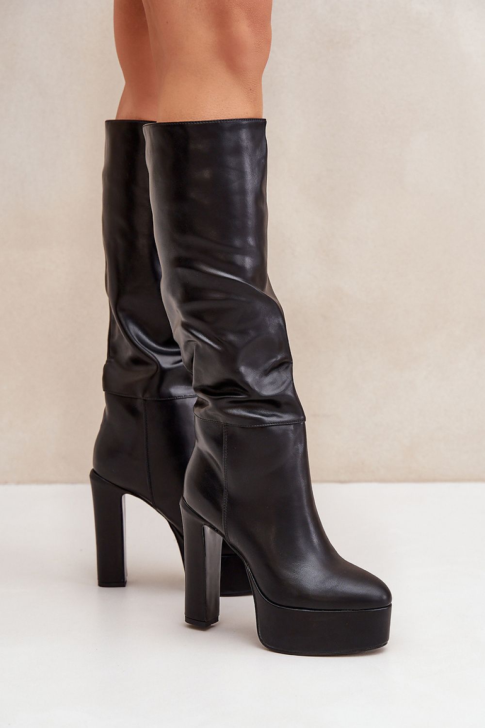  Cizme cu toc model 204663 Step in style 