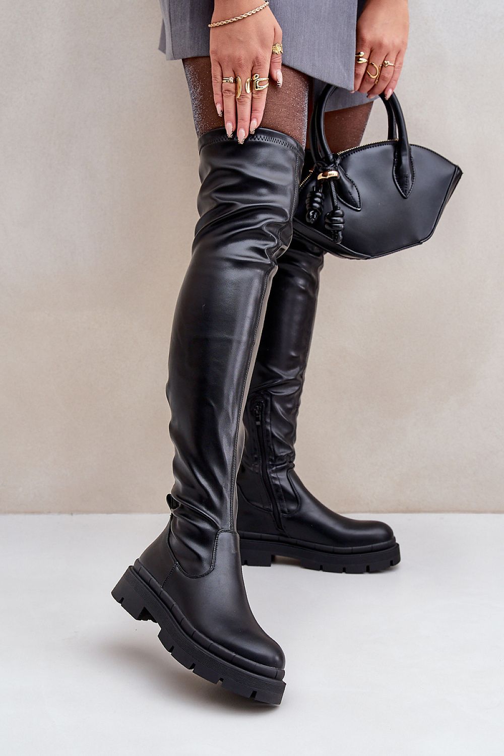  Cizme cu toc model 204667 Step in style 