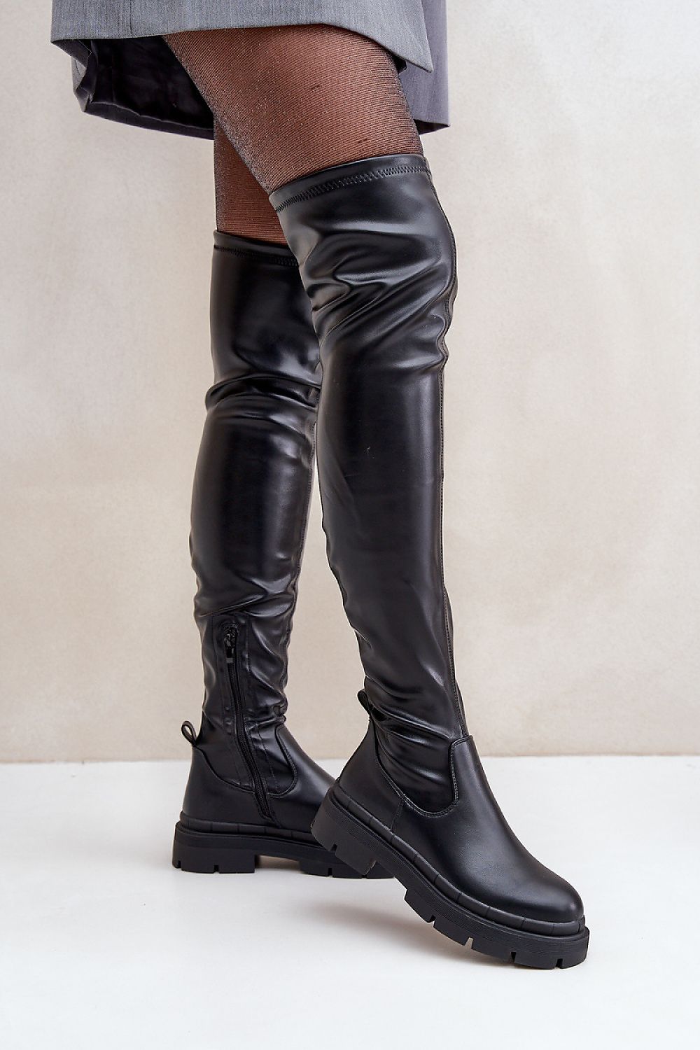 Cizme cu toc model 204667 Step in style 