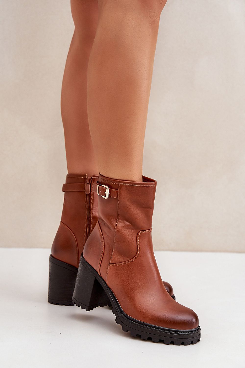  Botine cu toc model 204673 Step in style 