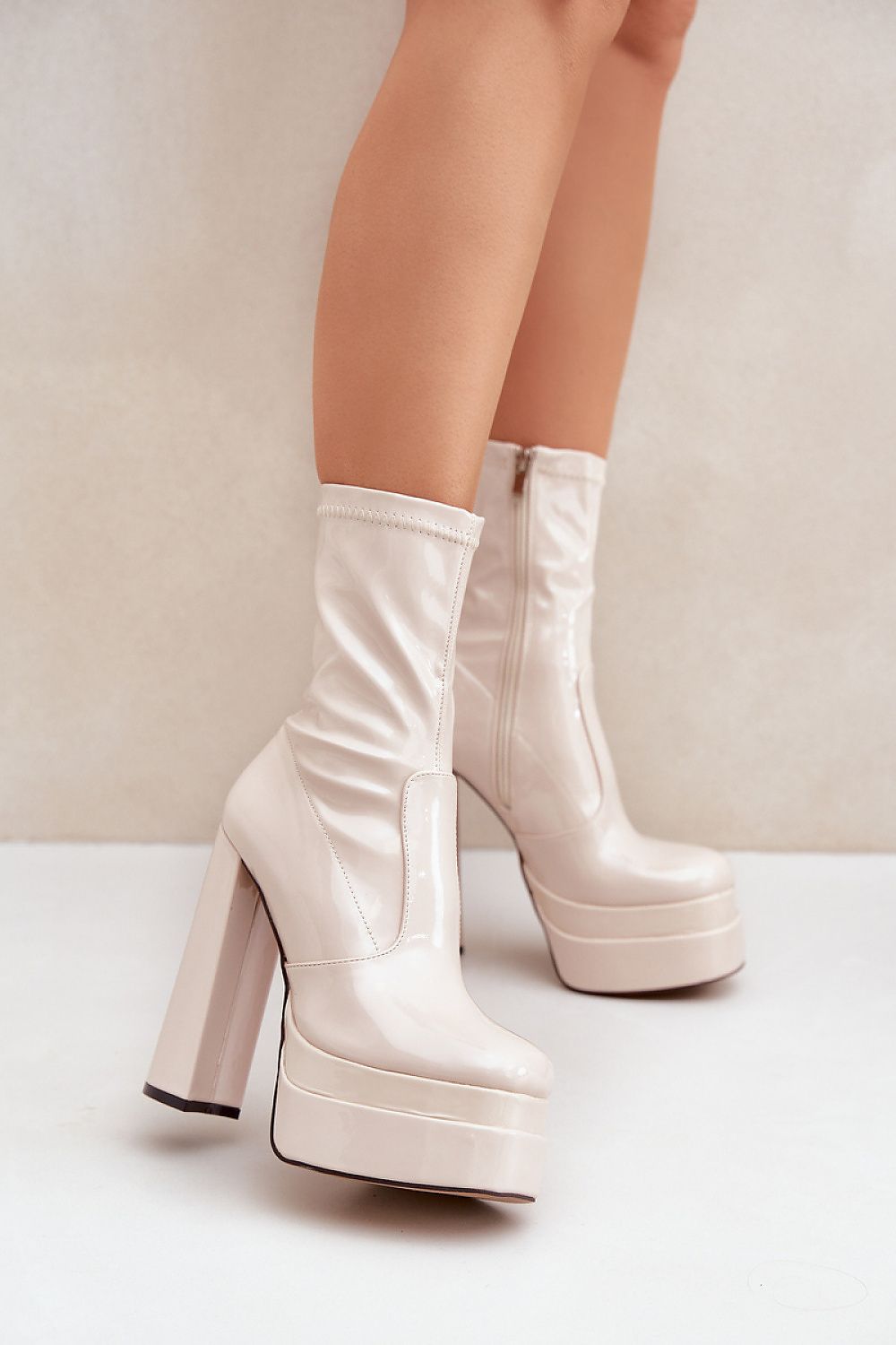  Botine cu toc model 204681 Step in style 