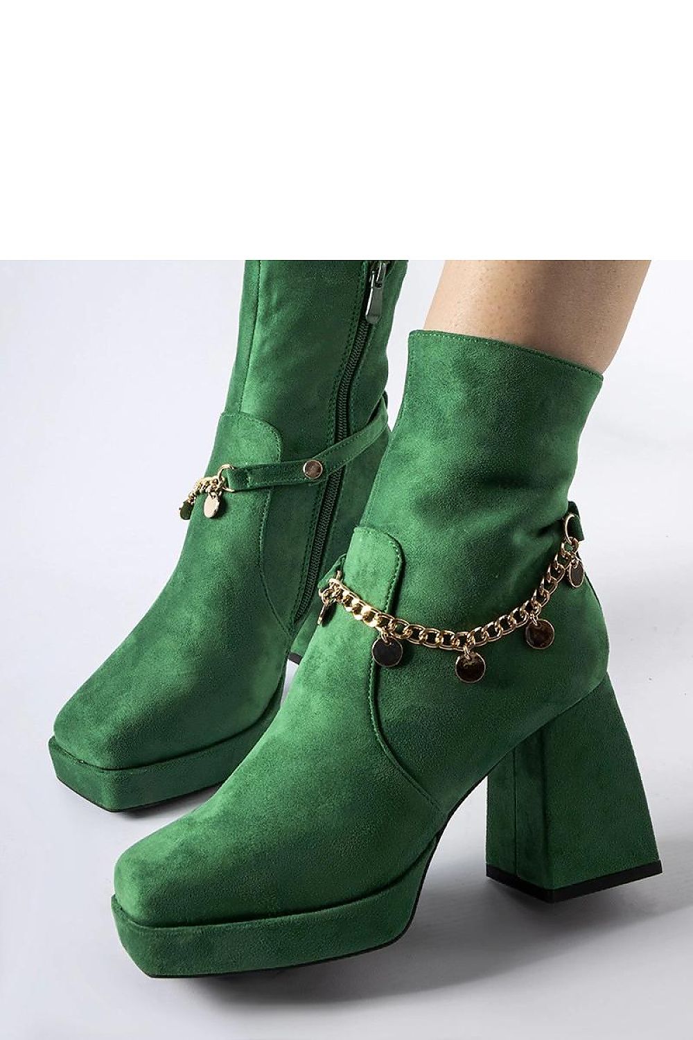 Botine cu toc model 205085 Solea 