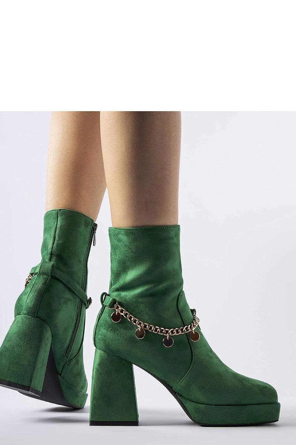  Botine cu toc model 205085 Solea 