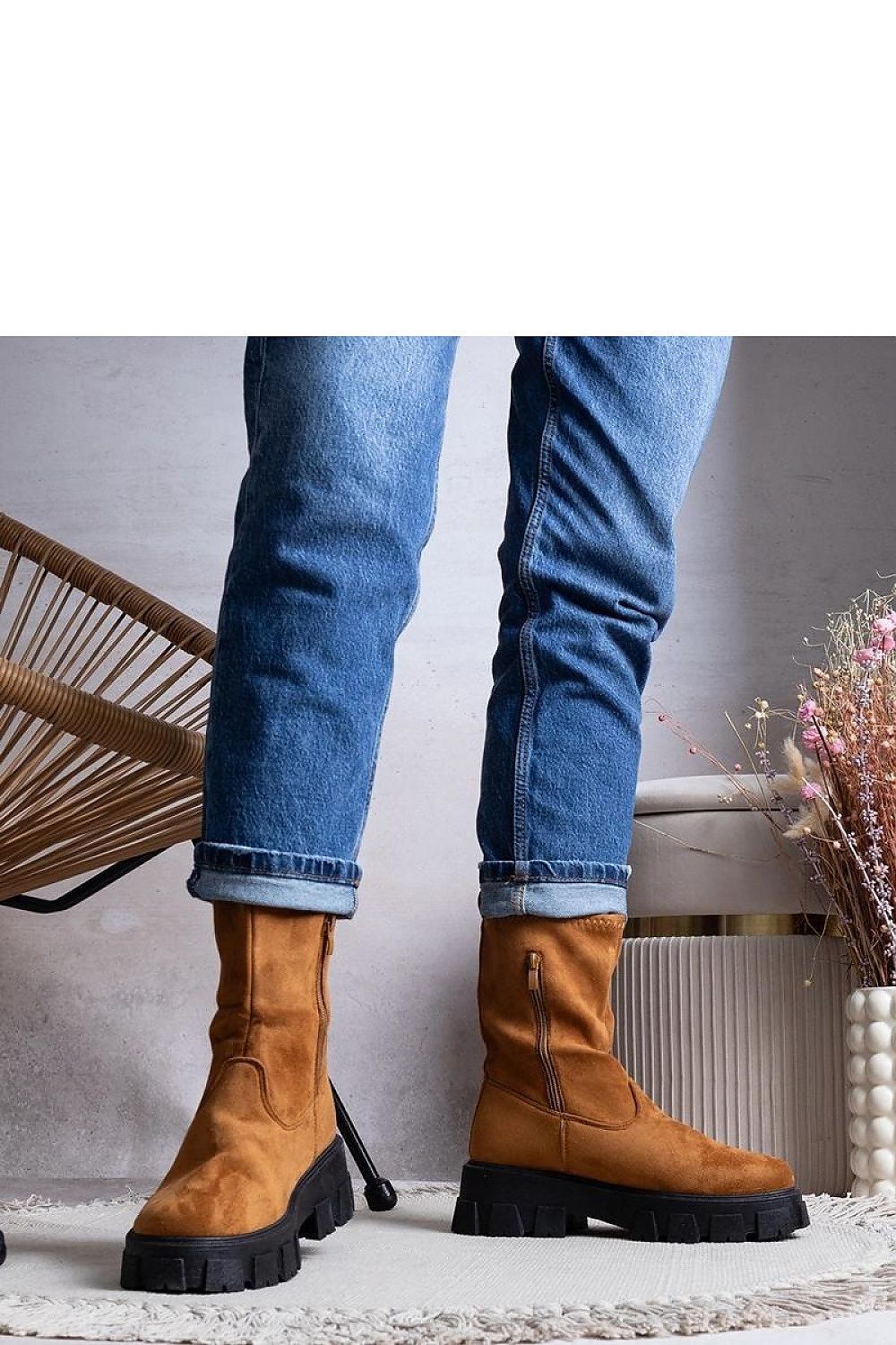  Botine cu platformă model 205149 Solea 