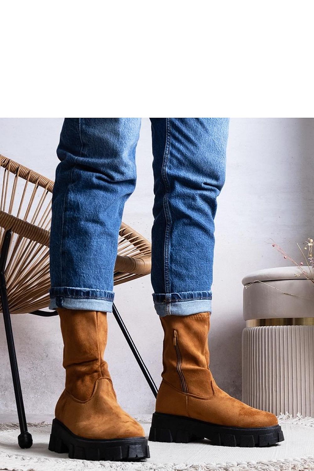  Botine cu platformă model 205149 Solea 