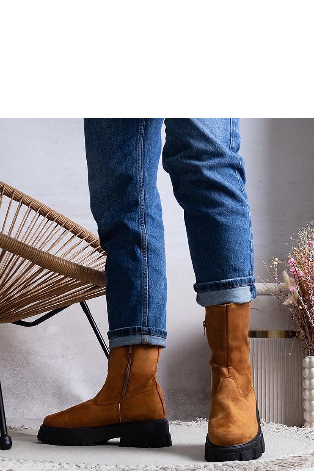 Botine cu platformă model 205149 Solea 