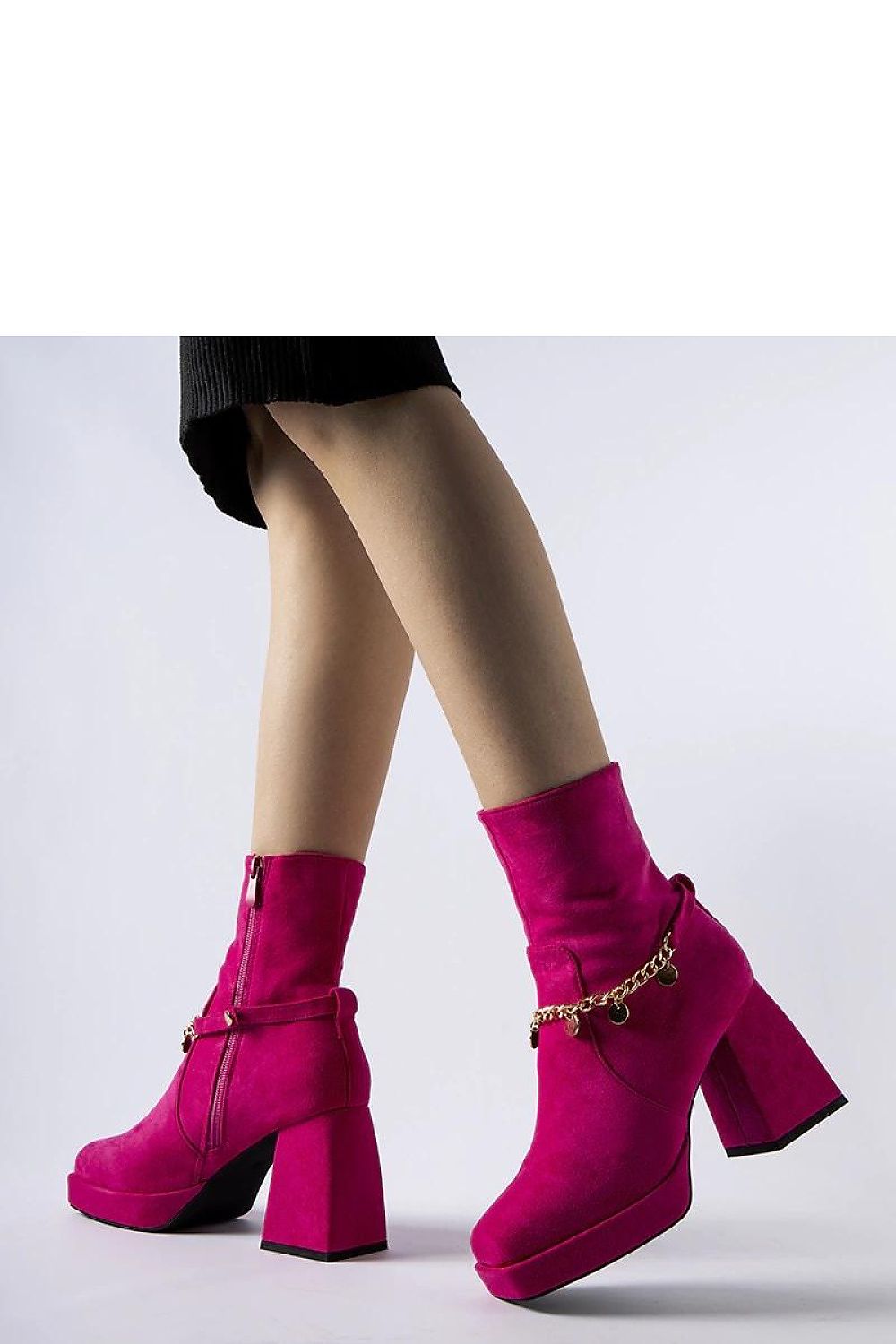  Botine cu toc model 205843 Solea 