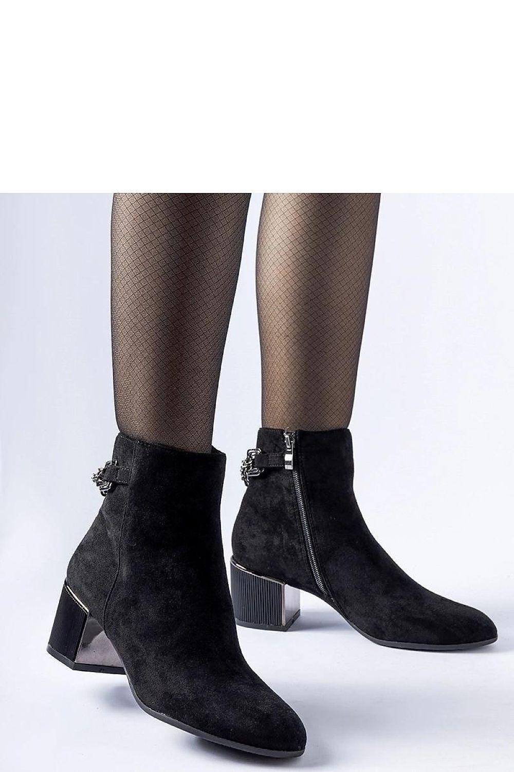  Botine cu toc model 206492 Solea 